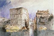 Joseph Mallord William Turner Canal oil painting on canvas